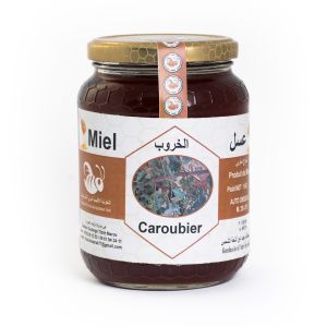   Miel Caroubier  - Pot en Verre 1000 Gr 1000 gr