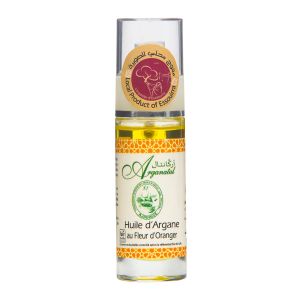 Cosmetic Argane oil scented with orange blossom Glass bottle 30ml
