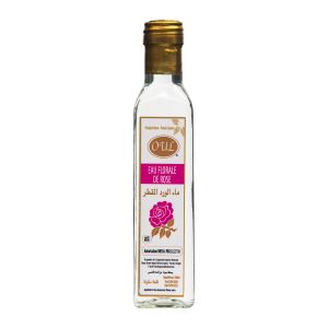 Eau floral de rose Bouteille en verre 250ml