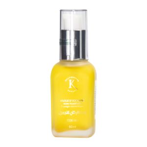 Huile d'argane cosmétique Bouteille en verre 50ml