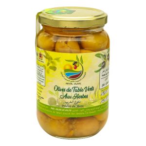 Olives verts aux herbes - 250 g