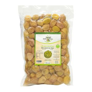Olives vertes naturelles au thym