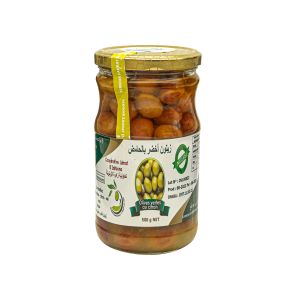 Olives vertes au citron (bouteille)- 500 g