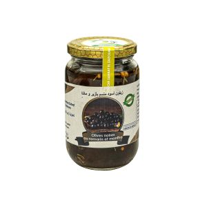 Olives noires au romarin et menthe - 320 g
