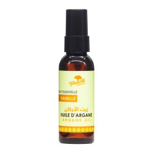 Huile d'argane cosmétique à l'huile essentielle de la vanille 50ml